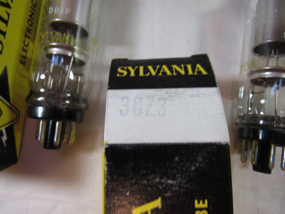 2 NOS NIB Sylvania 3CZ3 Vacuum Tubes tested