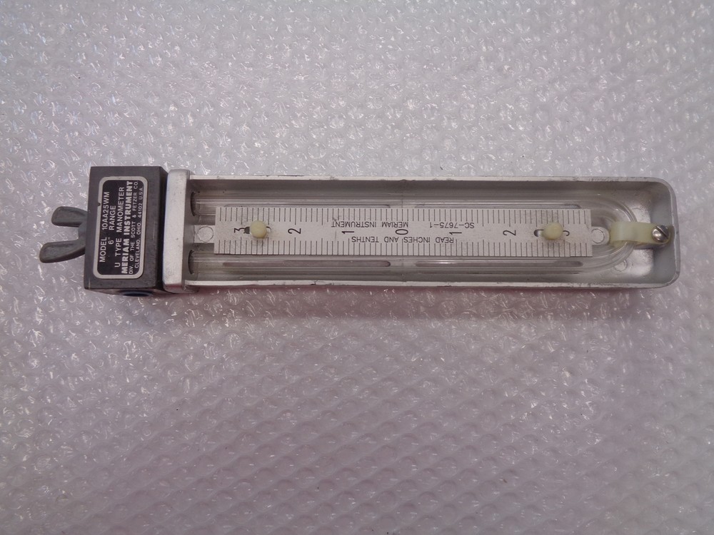 MERIAM INSTRUMENT 10AA25WM MANOMETER NSNP
