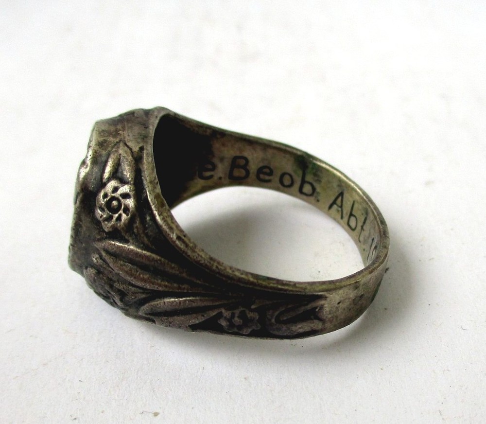 German Ring Silver WW2 Observation Balloon Kursk