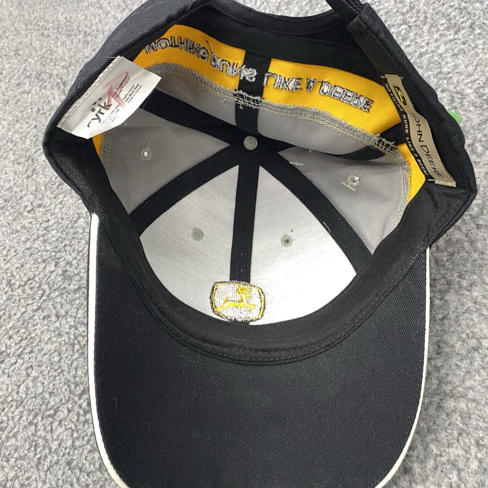John Deere Hat Nothing Runs Like A Deere Strapback Cap