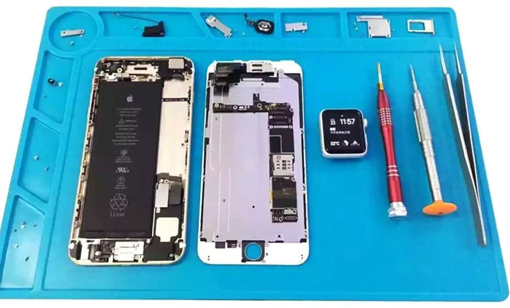 Anti-Static Heat Insulation Silicone Soldering Repair Mat Phone PC Work Desk Pad