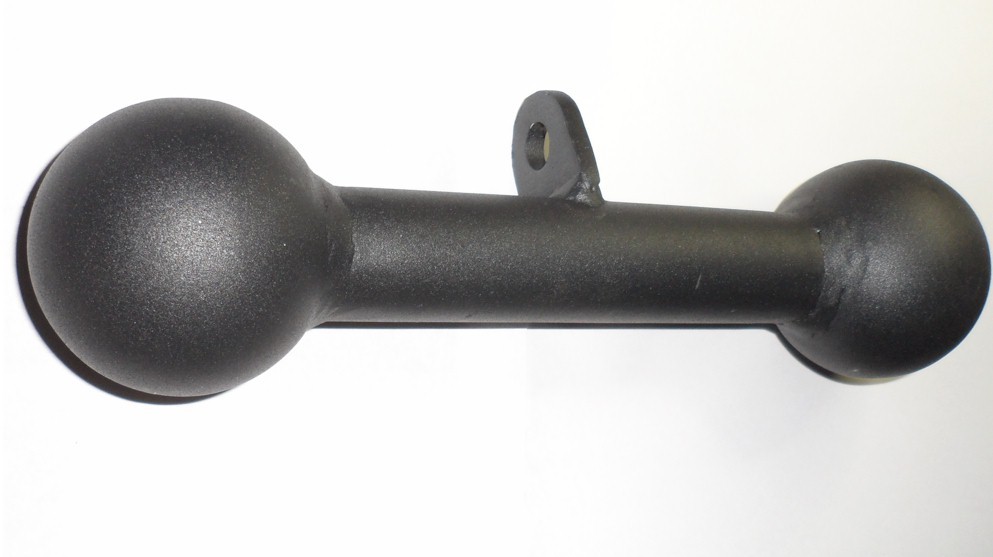 Double Steel Ball Cable Attachment Spherical Grip Developer 10-3/4" Long Hollow