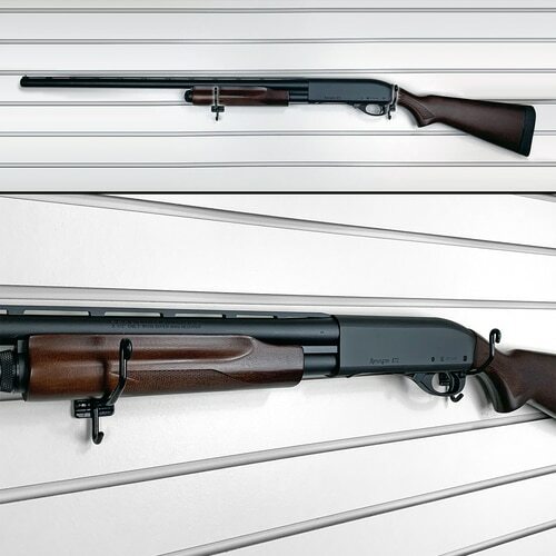 Horizontal Slatwall and Pegboard Gun Cradles - 10 Pack