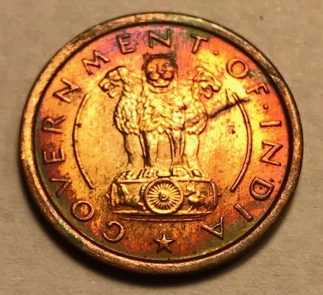 INDIA - One Pice - 1952 - AWESOME Toning!