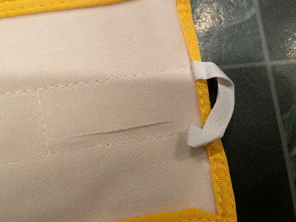 18" Orange Mircrofiber Dry Pad, Fold Over Rectangular, Piped Sides 12 Pack *NEW*