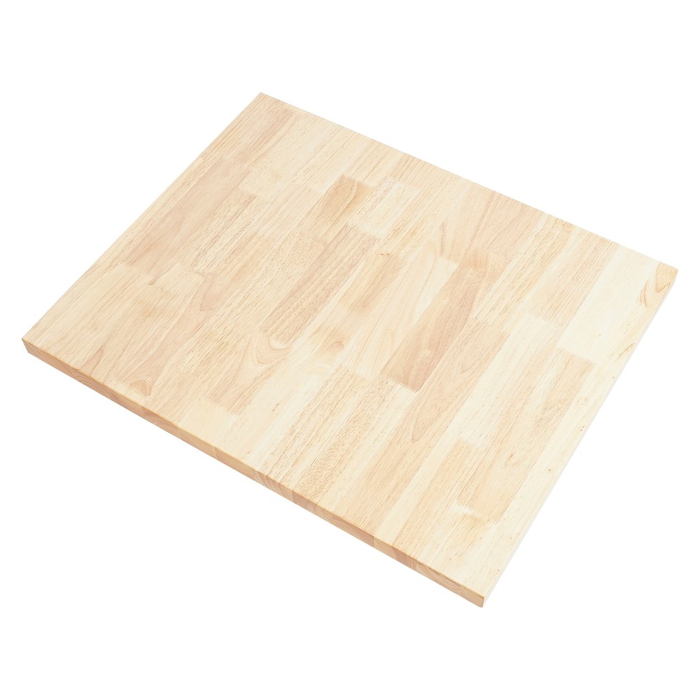 Modern Rectangular Countertop Rubber Wood Countertop Standard Countertop Durable