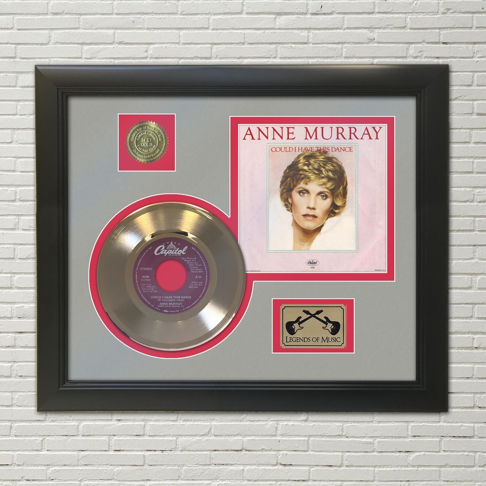 Anne Murray Could I Have This Dance Framed 45 Picture Sleeve Record Display M4