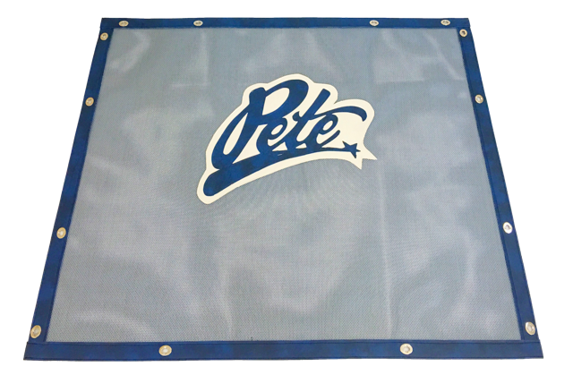 Pete Peterbilt 357/377/378/379 REGULAR (straight) hood Designer Bug Screen