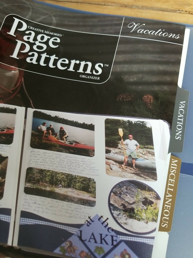 Creative Memories Page Patterns Organizer SCRAPBOOK Layout Ideas