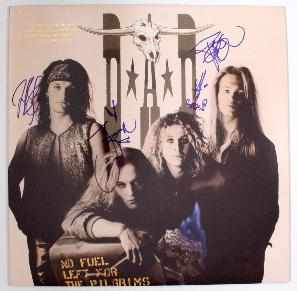 D.A.D Fully Group Signed “No Fuel Left for the Pilgrims" Album (JSA)
