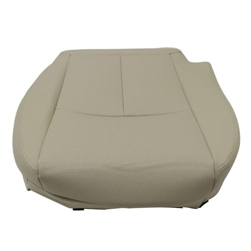 Front Driver Side Bottom Replacement Perforated Seat Cover Wheat Tan