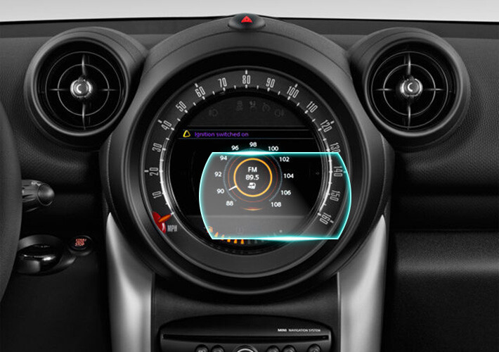Crystal Clear Screen Protector for 2016 Mini Paceman Vehicle Navigation