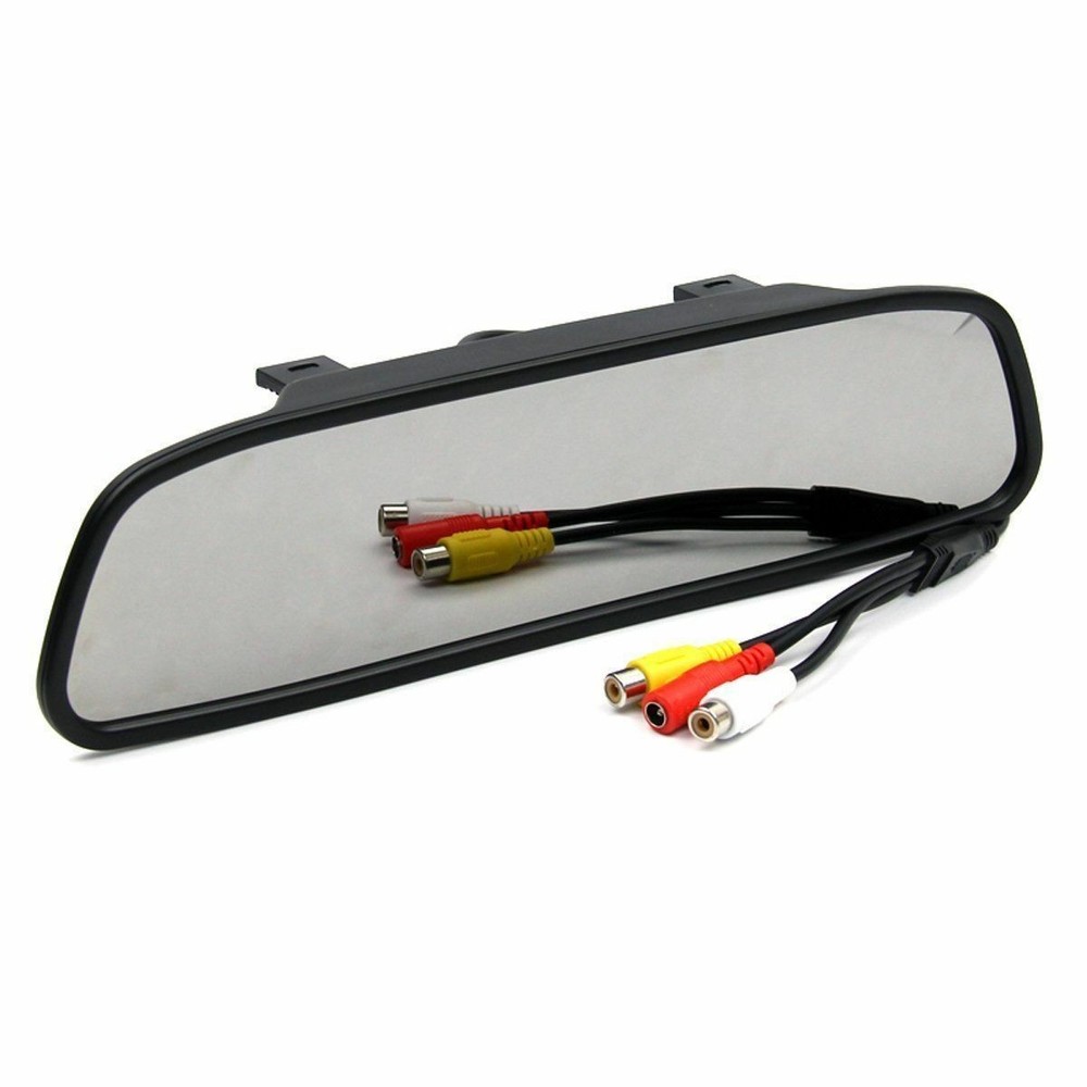 4.3" Backup Camera Mirror Car Rear View Reverse Night Vision Parking System Kits
