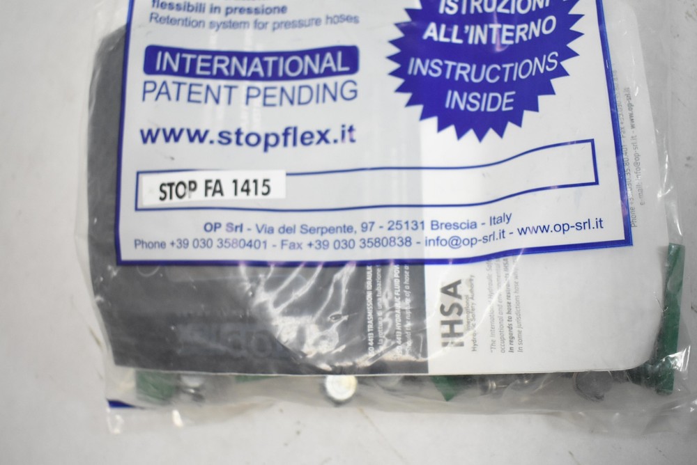 Stopflex STOP FA 1415 Hose Restraint Retention System Kit For Pressure Hoses