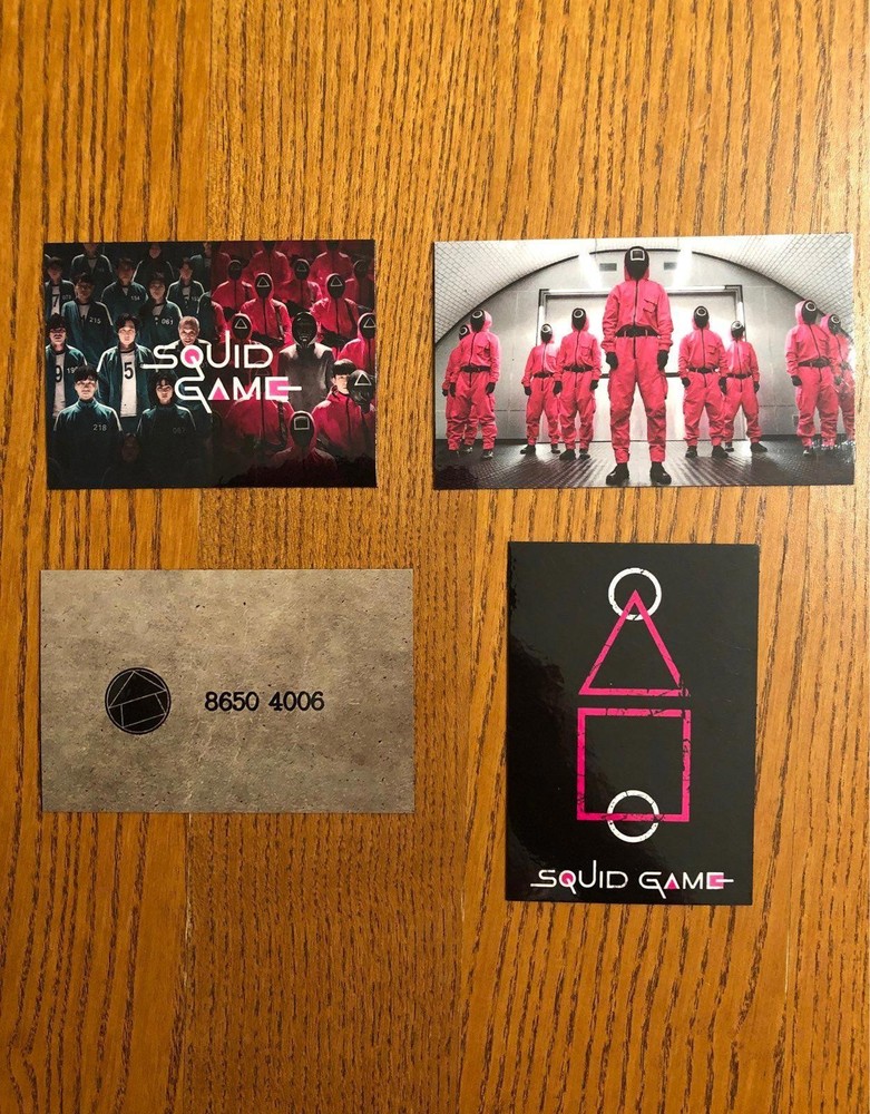 Squid Game fridge magnets