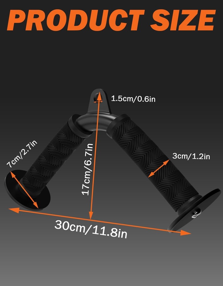 Fitarc Tricep V Bar Cable Attachment, Tricep Pull Down Attachment for Home Gy...