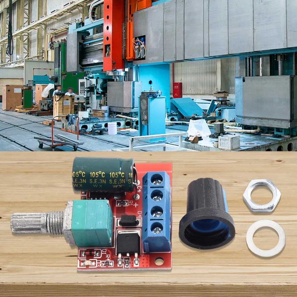 Advanced Speed Control Switch for DC Motor Compact Design Adjustable Output