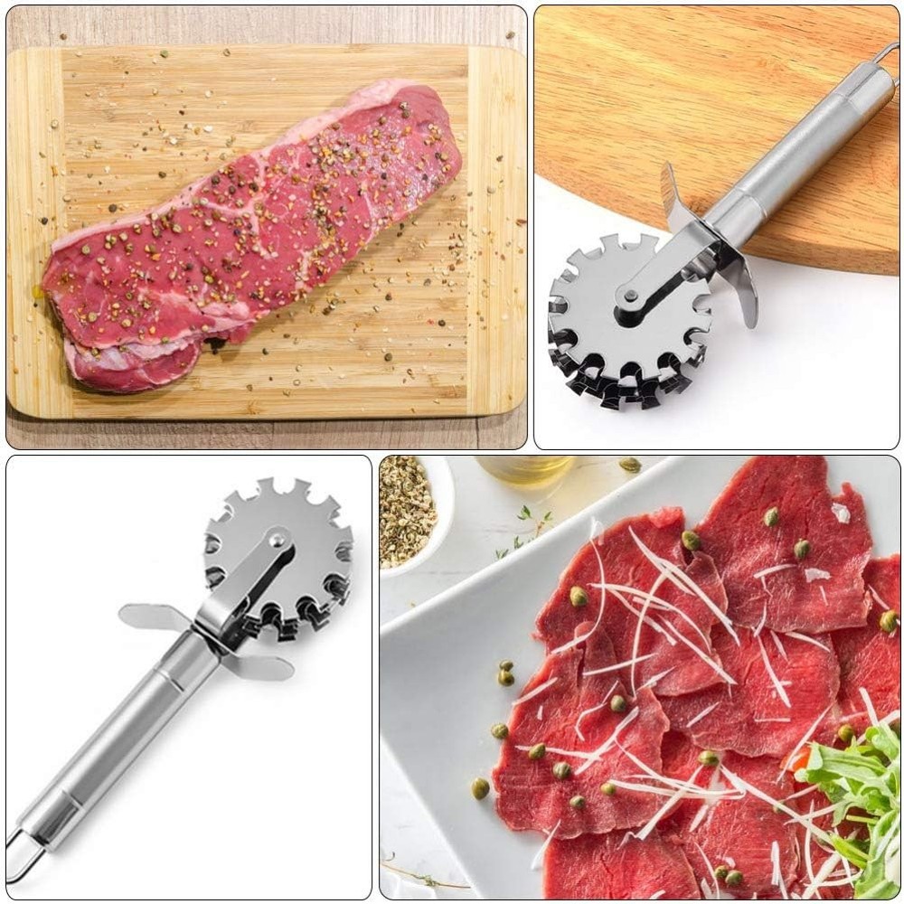 DOITOOL Meat Tenderizer Stainless Steel Rolling Tool, Meat...