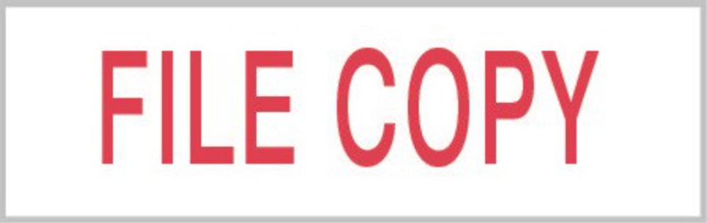 Trodat Ultimark Pre-Inked Message Stamp, "File Copy"  TMUFileCopy