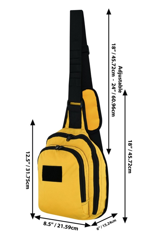 Sling Bag Small Pack Molle Hiking Tactical Gear EDC