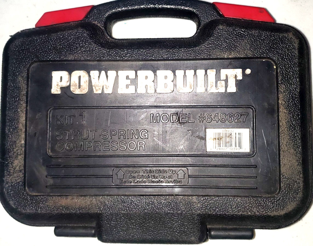 POWERBUILT STRUT SPRING COMPRESSOR Model # 648627 Kit With Case Made In USA