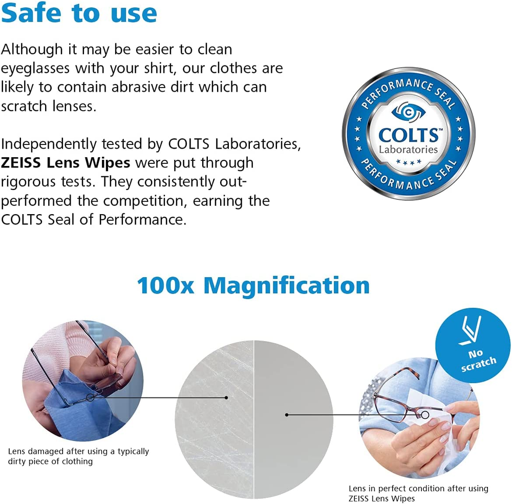 Pre-Moistened Lens Cleaning Wipes, 400 Count