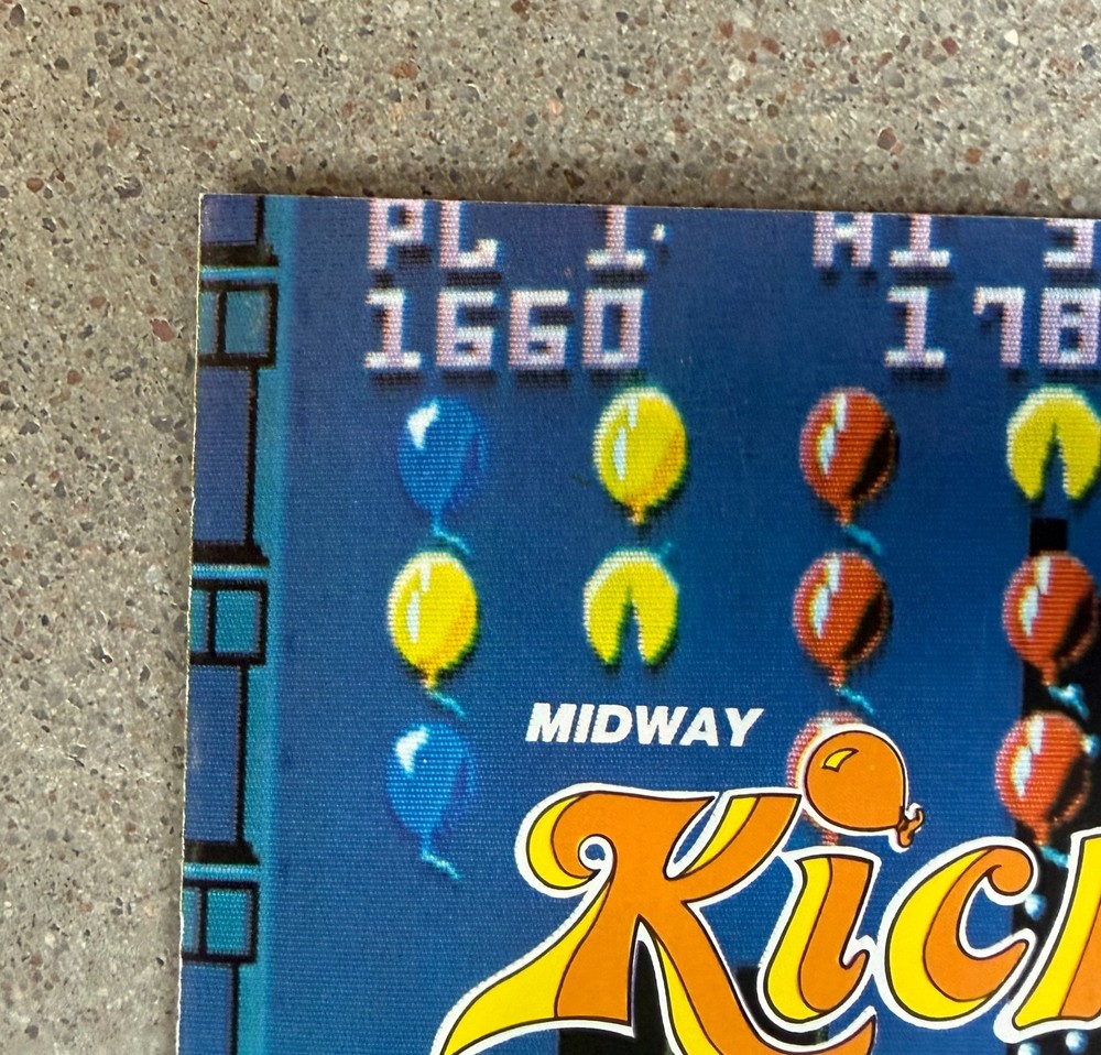 Kick-Man Original Arcade Flyer | 1981 Midway | Excellent Condition