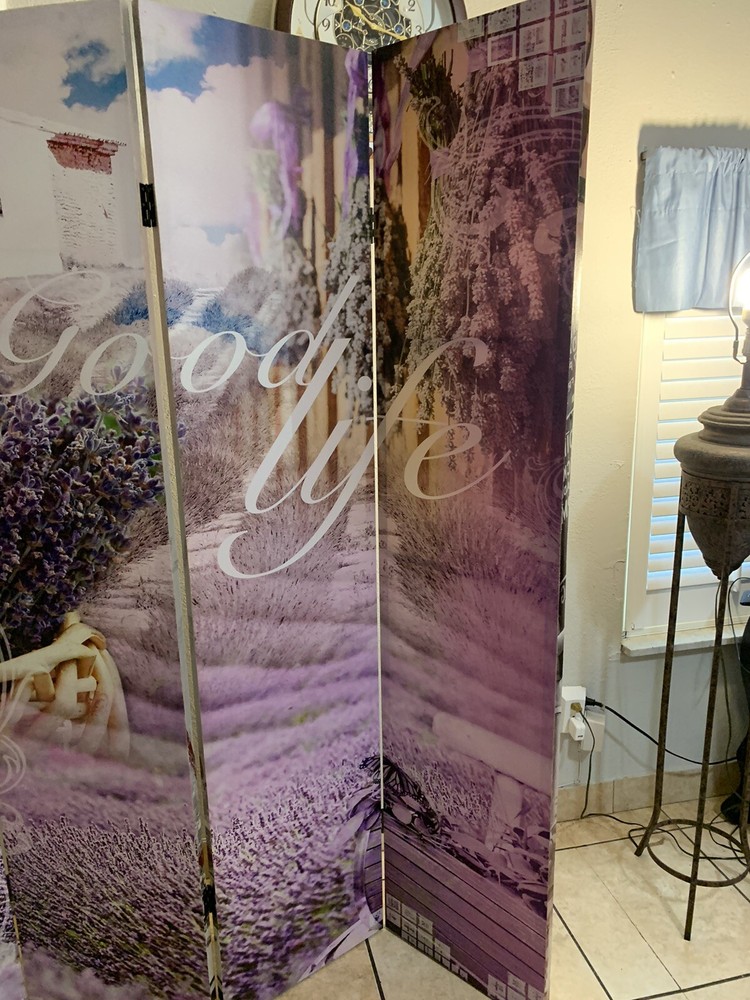 Large 4 Panel Canvas Madeley Monroe ￼Room Divider Screen