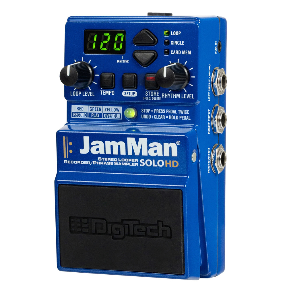 DigiTech JamMan Solo HD Compact Stereo Looper Pedal