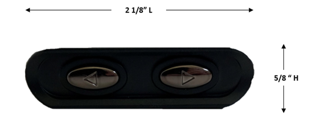 Mulin Electric Switch - MLSK36 Left (L) 2 Button Power Recliner Switch
