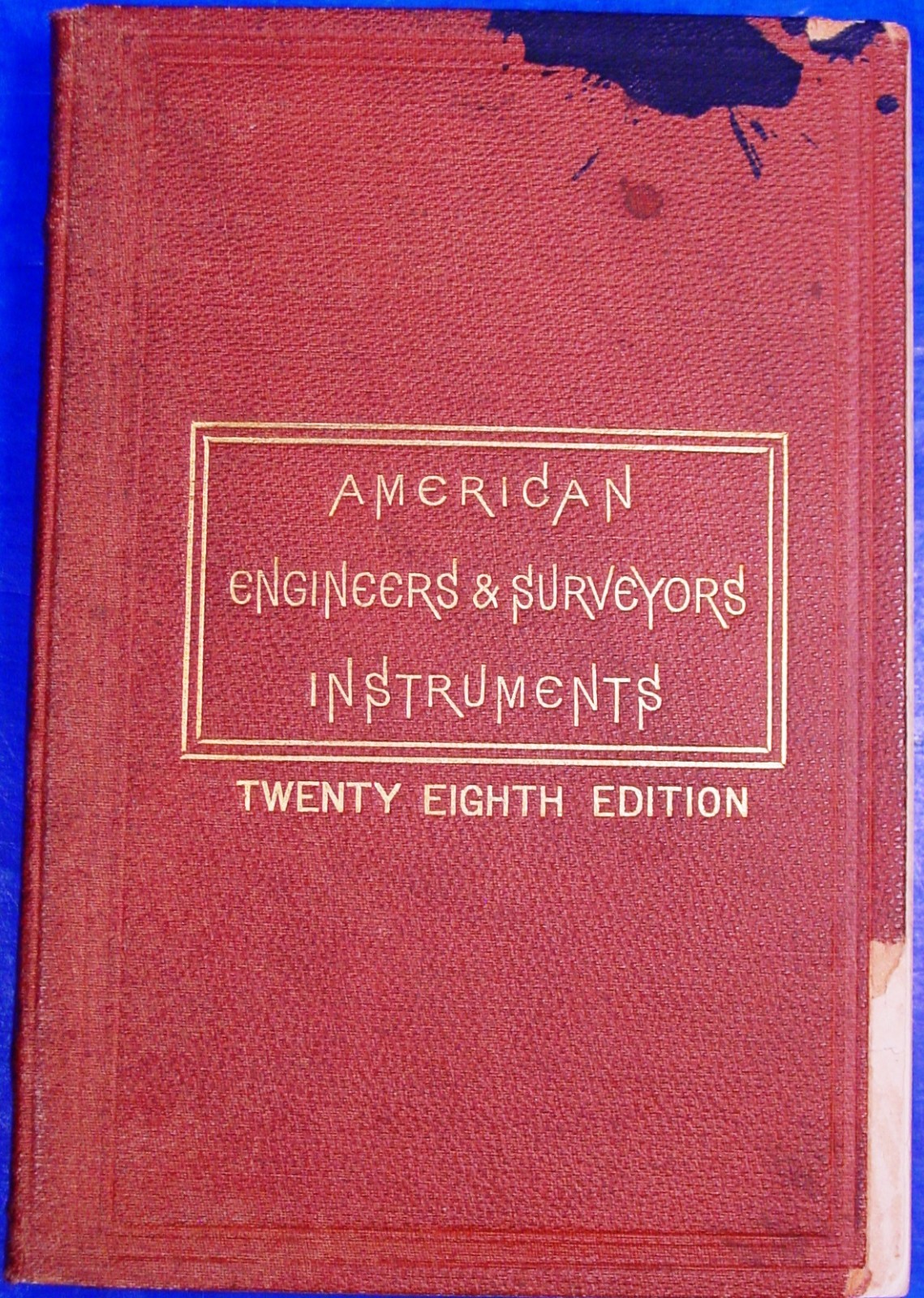 1889 Gurley Surveying & Drafting Insts. Catalog/Manual