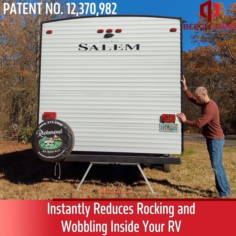Universal RV Stabilizer Anti Wobble Solution Compact Design Trailers Campers New