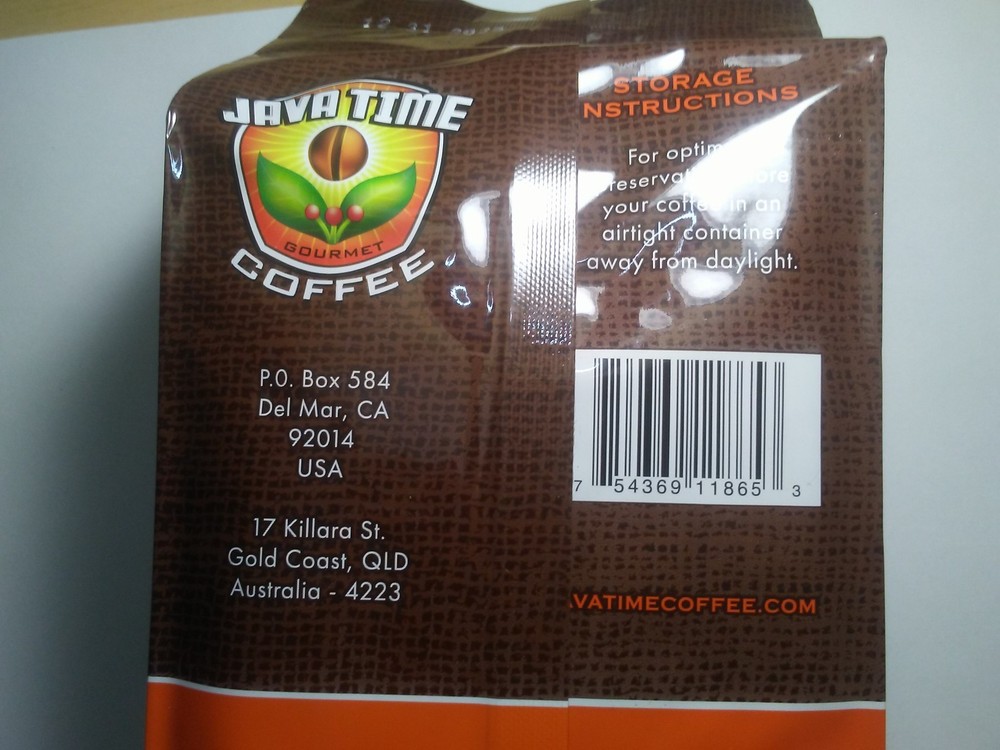 Java Time Gourmet Coffee, 26-Ounce 100% Premium Arabica coffee