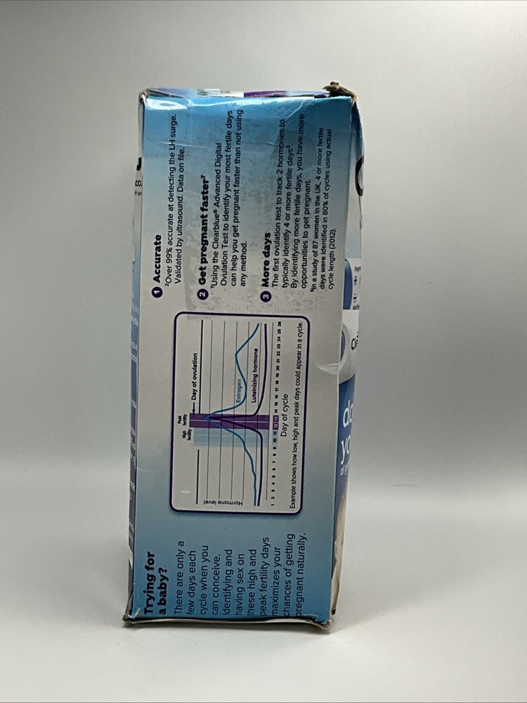 Clearblue Advanced Digital 30 Ovulation Tests + 2 Pregnancy