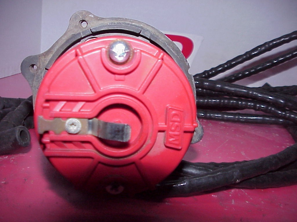 Vintage MSD Pro Billet SB & BB Chevy V8 Distributor with Smiley's Wires