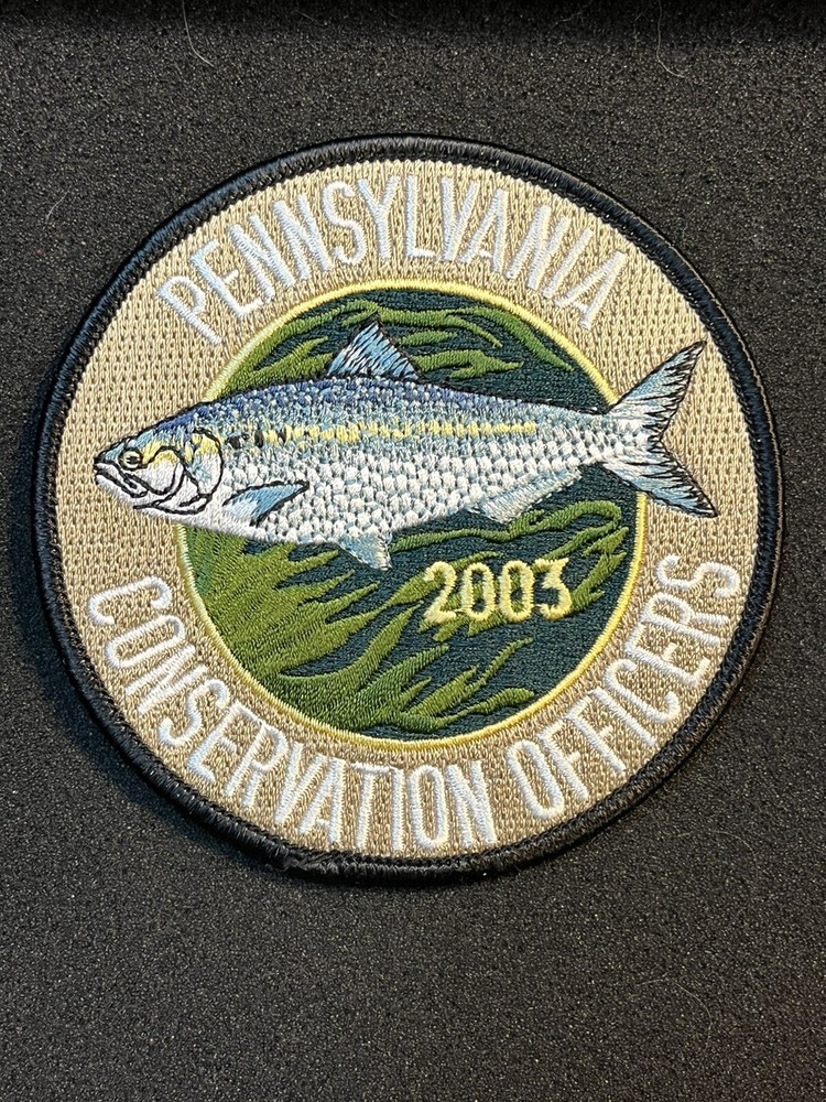 2003 PENNSYLVANIA CONSERVATION OFFICERS PATCH 4" DIAMETER