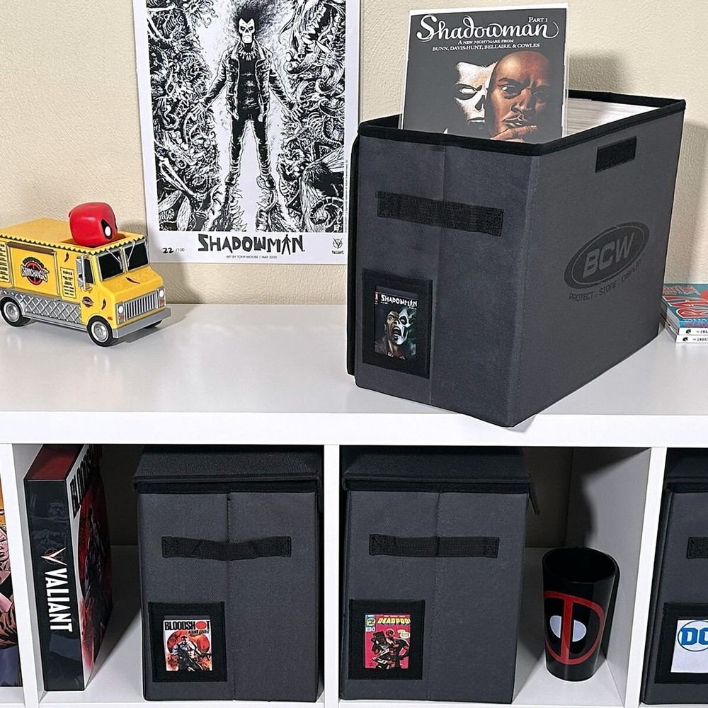 BCW Comic Book Foldaway Light-weight Collapsible Holds 125+ Comics **FIVE PACK**