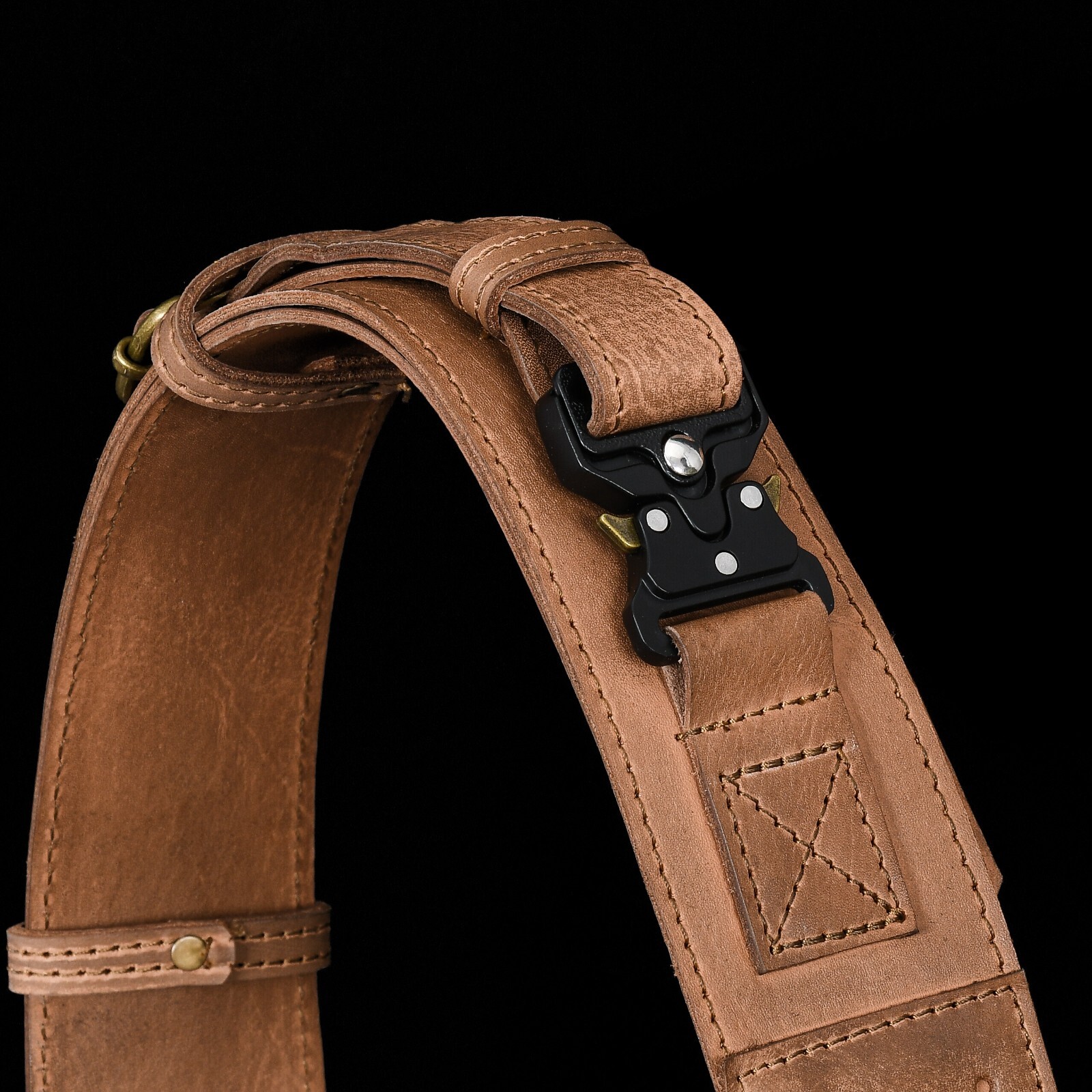 Mandalorian Belt with Holster Brown Leather Cosplay Costume Prop for Adult Men