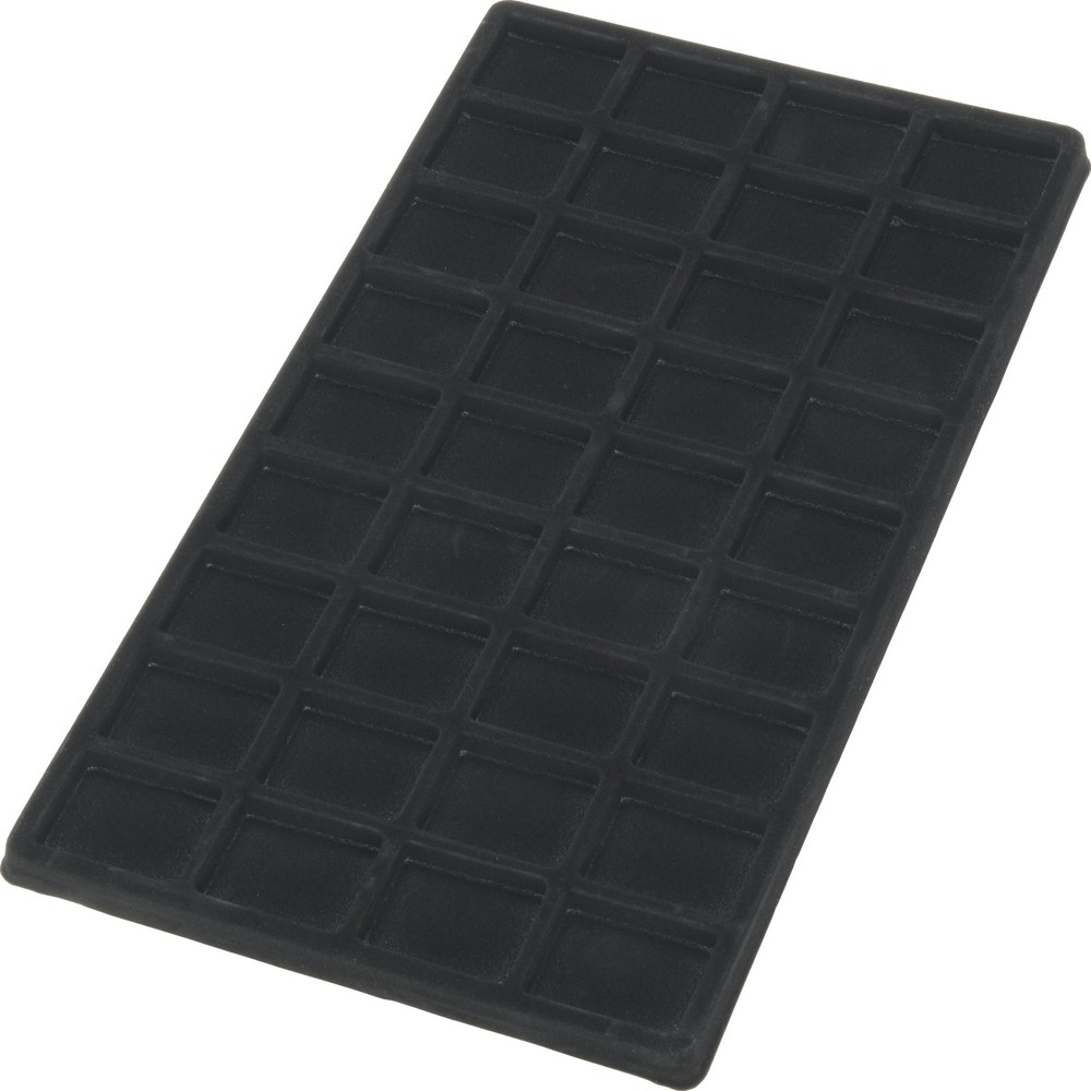 5 Black 36 Compartment Display Tray Inserts