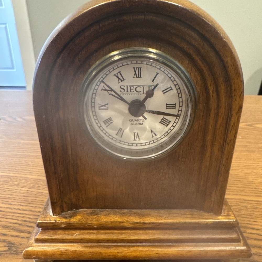 SIECLE QUARTZ Alarm DESK CLOCK