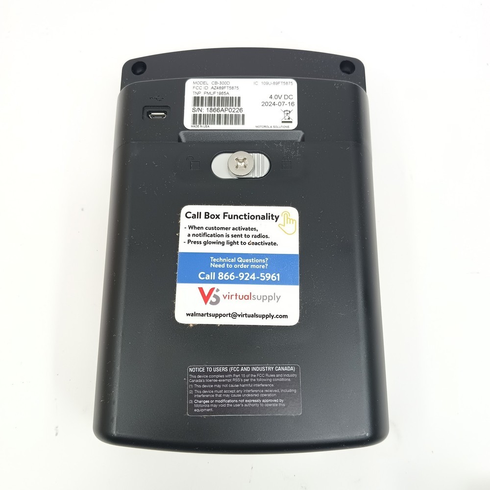Motorola CB300-D Digital Callbox