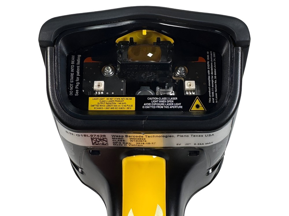 Wasp WDI4600 1D 2D Laser Handheld Barcode Scanner Reader w/USB Cable TESTED