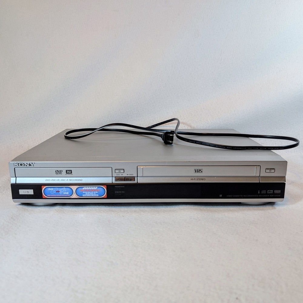Sony RDR-VX530 DVD/VCR Combo Recorder Multi DVD Compatible TESTED