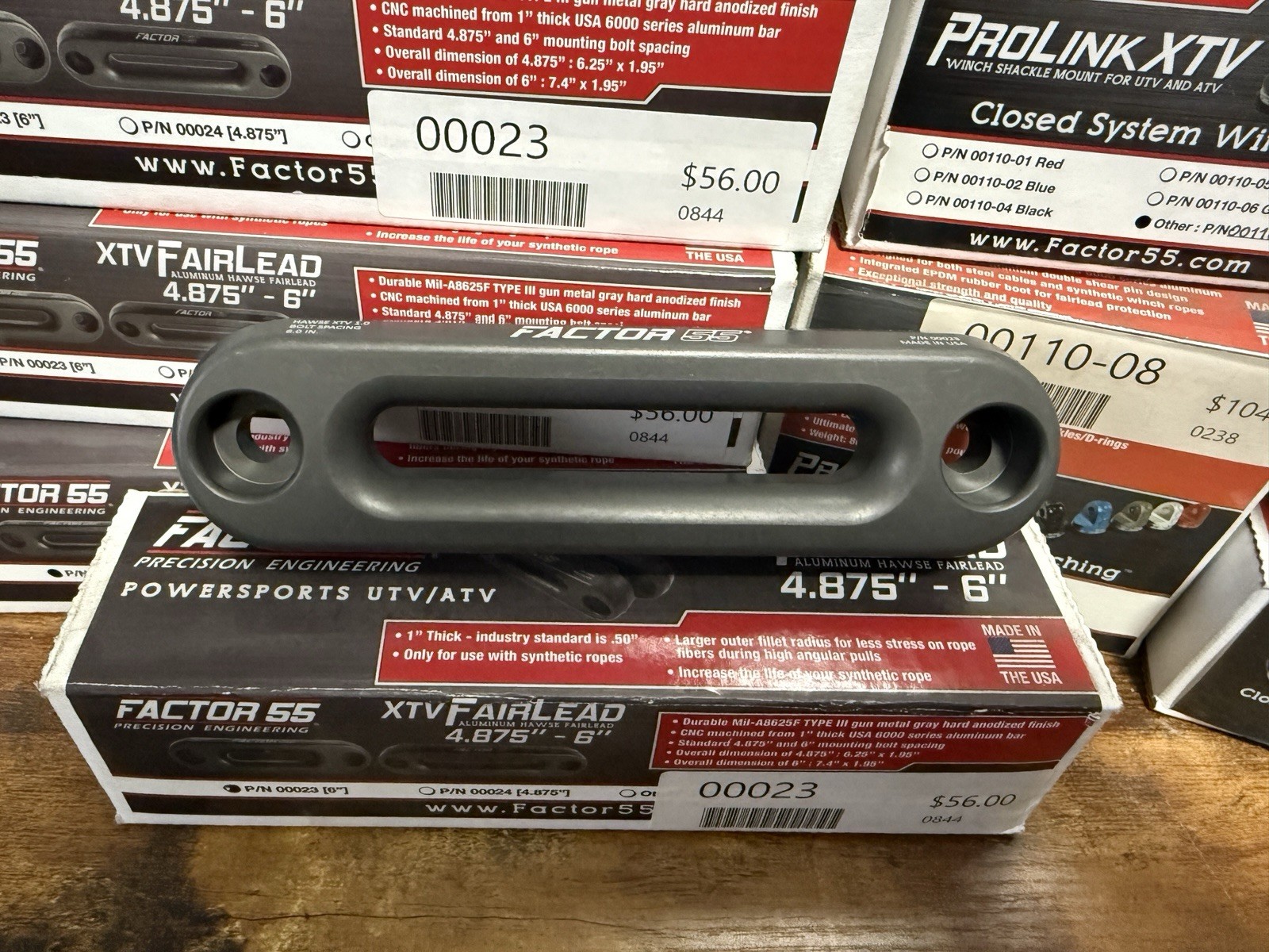 Factor 55 XTV Hawse Fairlead (6") - Gray [00023]