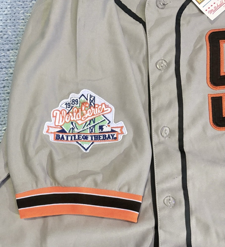 Authentic Autographed Will Clark World Series Mitchell & Ness Jersey Giants