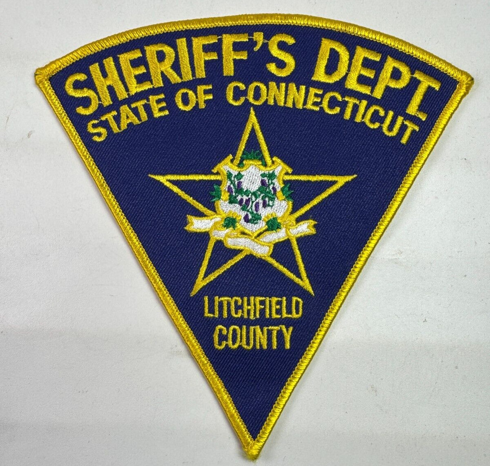 Litchfield County Sheriff Connecticut CT Patch B6A