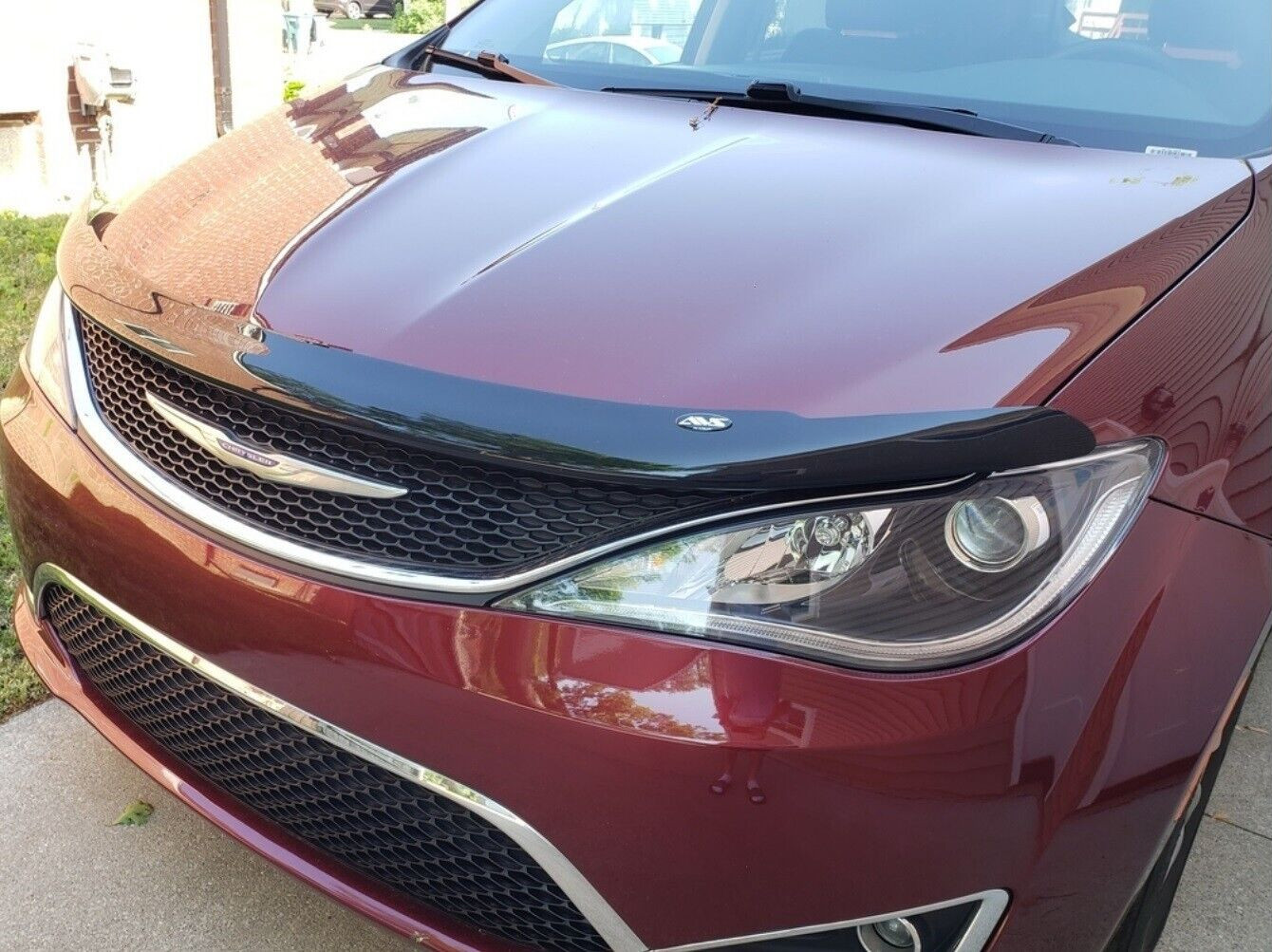 BugFlector II Smoke Bolt-On Bug Shield Protector for 2017-2024 Chrysler Pacifica