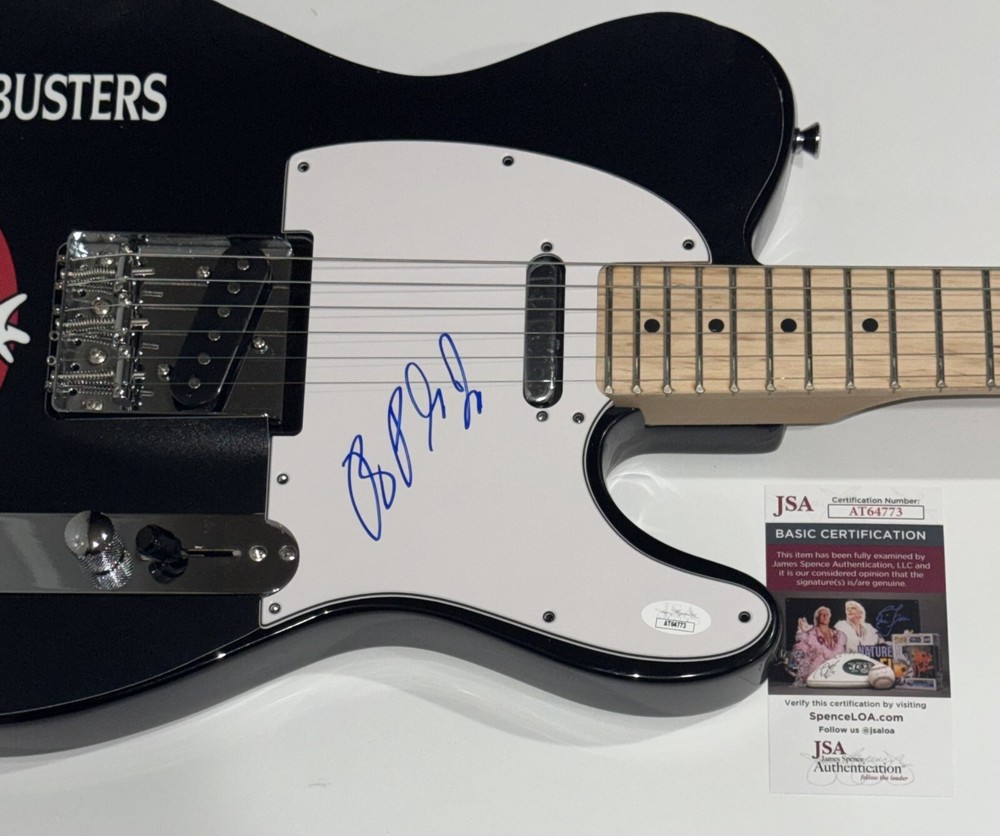 RAY PARKER JR. SIGNED CUSTOM GHOSTBUSTERS ELECTRIC GUITAR JSA COA