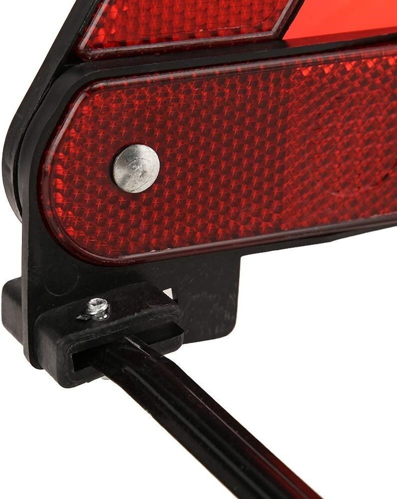 Visible - at - Night Foldable Warning Triangle - Sturdy Design for Emergency Use