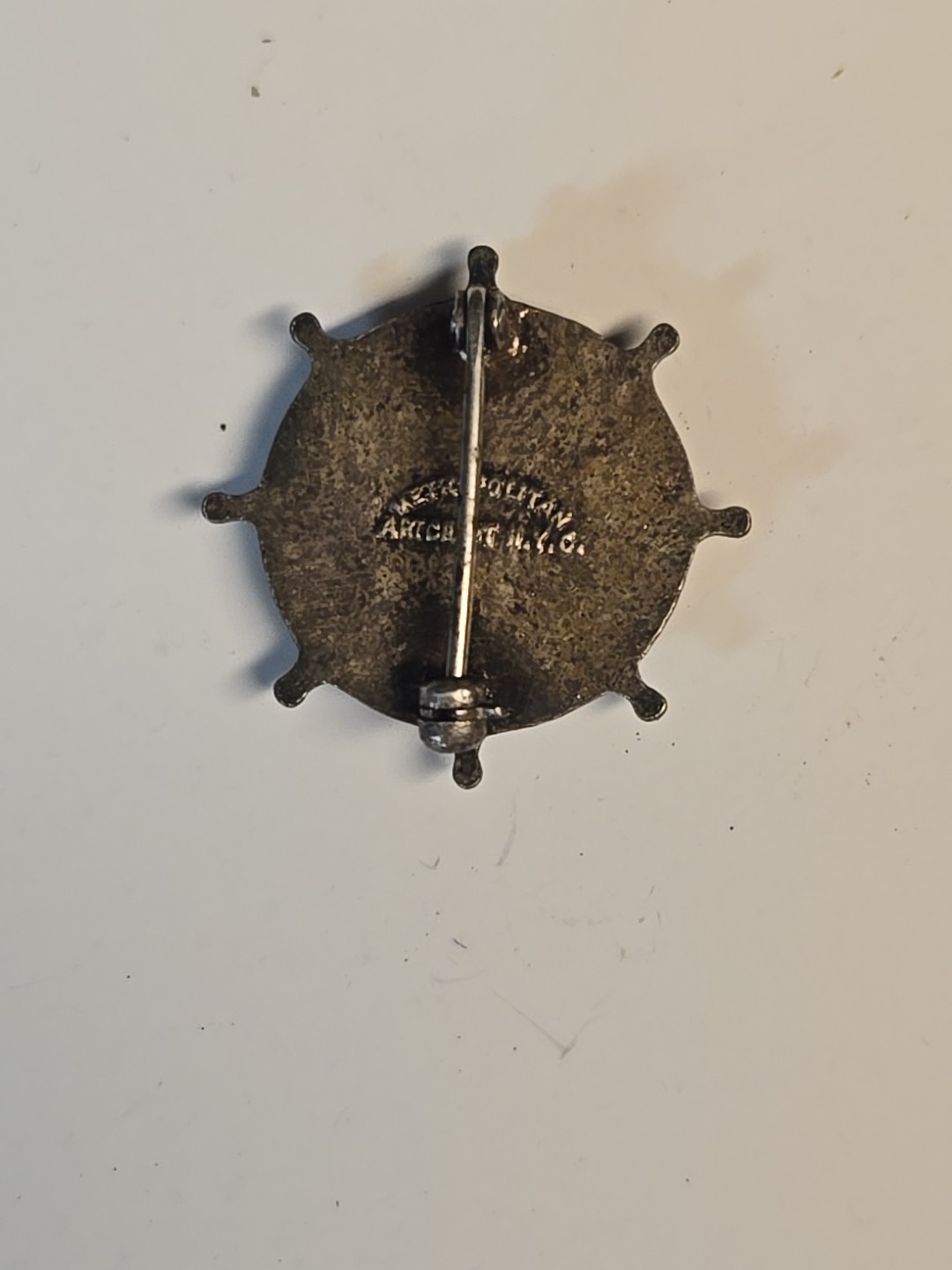 1930s 1940s Red Cross Life Saving Service Enameled Pin ARC LSS